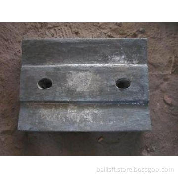 Cr-Mo Alloy Steel Shell Ball Mill Lining , Air Quenching Mi